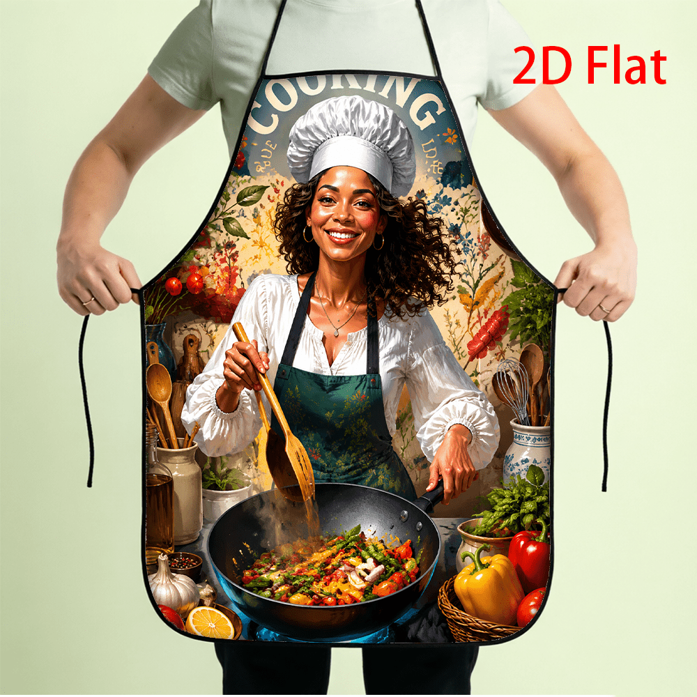 Kitchen Baking Background - 1 unidade de avental de cozinha