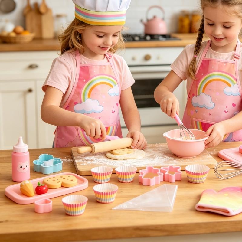 Avental cozimento para criança - Kitchen Kids Baking Set avaliação e preço