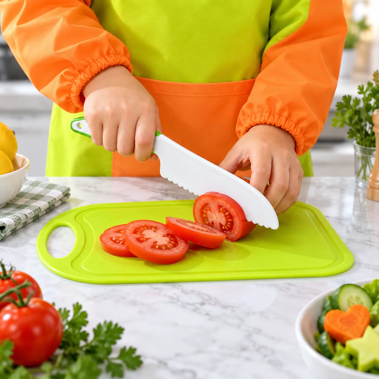 Conjunto de Facas de Plástico  - Kitchen Kids Baking Set avaliação e preço