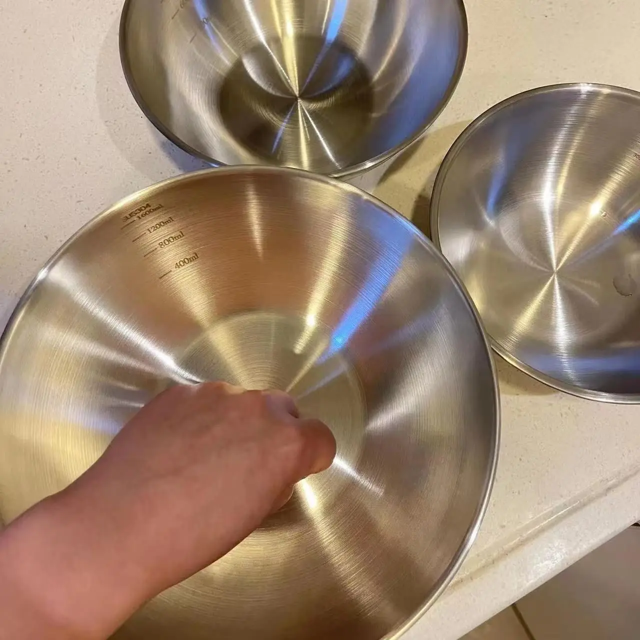 Conjunto de Tigelas de Aço Ino - Baking Kitchen Set avaliação e preço